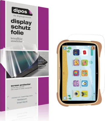 Immagine prodotto di 2x Pellicola Protettiva per Mediacom Smart Kid 8 Protezione Schermo Claro Display dipos
