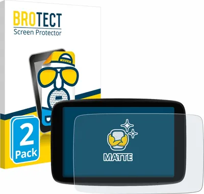 Produktbild von 2x BROTECT Schutzfolie für TomTom GO Expert Plus 7" Displayschutz Displayschutzfolie Folie Matt Entspiegelungsfolie