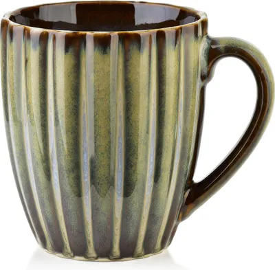 Image de Tasse en céramique EVIE Green 8,7 x 11,5 x 10 cm, verte, 1 pièce