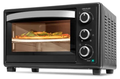 Productafbeelding van Cecotec Tafeloven Bake&Toast 2600, zwart, geschikt voor 4 pizza's