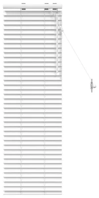 Zdjęcie produktu dla Żaluzja vidaXL, biała, 50 x 130 cm, 35 mm, lite drewno paulownia