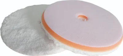 Produktbild von Unikum Polierschwamm Mikrofaser weiß 150 mm