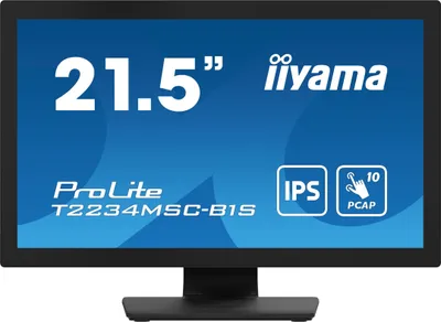 Produktbild von 21,5" PCAP Bezel Free Front, Speakers, 10P Touch with Anti-Finger print coating, IPS Panel, 1920x1080, VGA, DisplayPort, HDMI, 305cd/m2 (with touch), Touch through glass (gloves), USB Interface, External Power Adapter (incl), Multitouch with supported OS