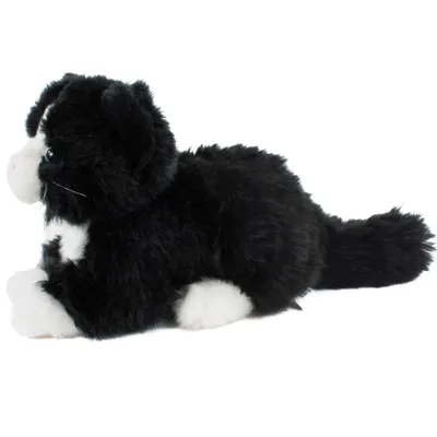 Produktbild von Katze Boots schwarz weiß 30 cm Kuscheltier