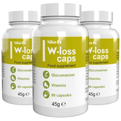Image de W-Loss - 180 Gélules, Paquet de 3