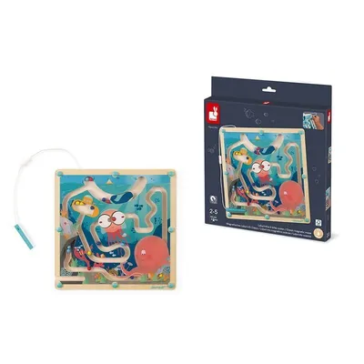 Produktbild von Janod Geschicklichkeitsspiel magnetisches Labyrinth Ozean