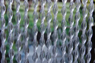 Produktbild von La Tenda RIVA 1 XL Streifenvorhang transparent,Maße:140 x 230 cm
