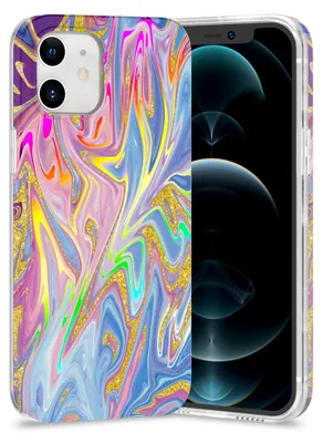 Productafbeelding van Beschermhoes van TPU met aquarelmotief voor Apple iPhone 12 Mini