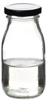 Produktbild von Glasflasche Glas Hollie Clear 6x6x12,5 cm Transparent 1 Stück
