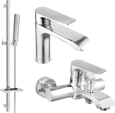 Produktbild von Mexen Pecos DQ72 Badewannenset, Chrom - 72703DQ72-00