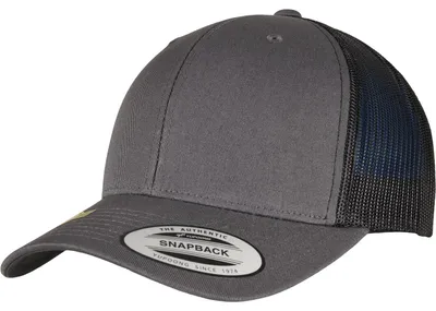 Produktbild von FLEXFIT 6606RT | YP Classics Recycled Retro Trucker Cap 2-Tone - Farbe: Charcoal/Black - Größe: One Size
