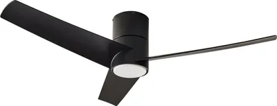 Produktbild von BELIANI Deckenventilator mit Licht Schwarz aus Eisen und Acryl Fernbedienung 5 Geschwindigkeitsstufen 3 Lichttemperatur Modern Wohnzimmer Schlafzimmer