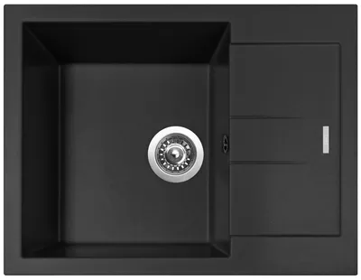Obrázok produktu pre Granitový drez Sinks AMANDA 650 Pureblack