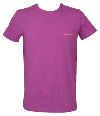 Immagine prodotto di T-shirt uomo TRUSSARDI manica corta girocollo con logo stampato cotone elasticizzato articolo TRU2MTS02, M, Cotone 95%,Spandex 5%