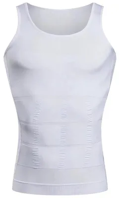 Produktbild von Verk: Formgebendes Herren-Tanktop "Slim'N Lift", Größe XXL, weiß