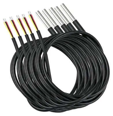 5 digitale Temperatursensorkabel, Messgenauigkeit +/- 0,5 %