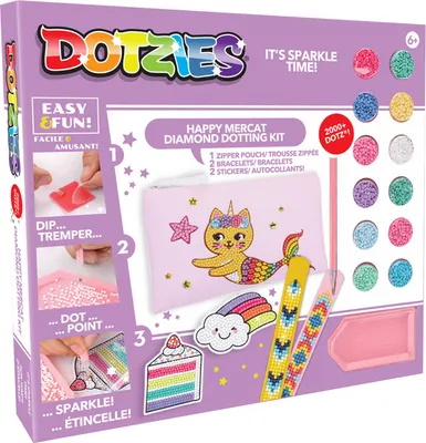 Produktbild von Diamond Dotz Kreativ-Bastelset - Dotzies Activity Set Mercat Diamant