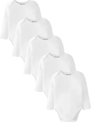 Produktbild von Baby Body Anzug Langarm Unisex 5er-Pack