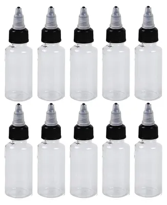 Dosierflaschen 10 Stück PET 30 ml mit Drehverschluss