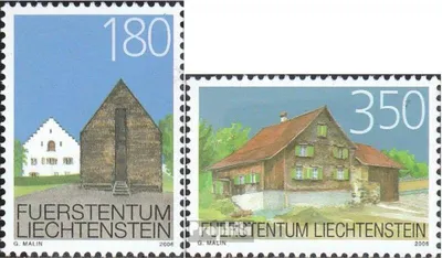 Produktbild von Briefmarken Liechtenstein 2006 Mi 1434-1435 (kompl.Ausg.) gestempelt Ortsbildschutz