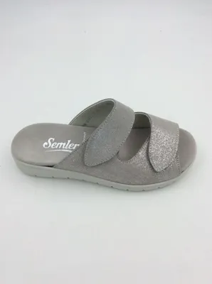 Produktbild von Semler Pantolette silber in Gr. 37.5