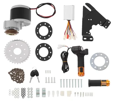 Produktbild von E-Bike Umbausatz, 250W Bürstenmotor, LED-Display, weiß