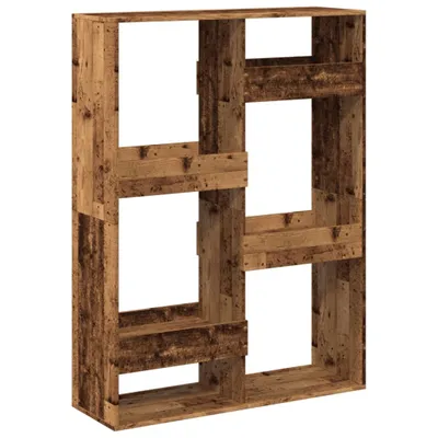 Produktbild von VidaXL 3309562, Naturholz, 6 Regale, Holz, Holz, 1000 mm, 330 mm