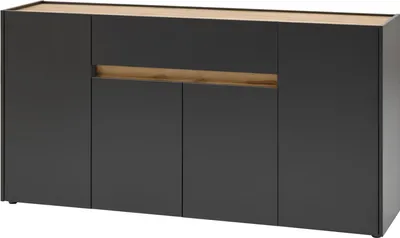 Produktbild von Sideboard City - Anthrazit Wotan Eiche
