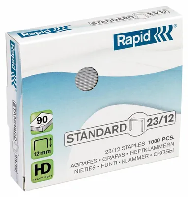 Obrázek produktu pro Sponky Rapid 23/12/23372530 pozinkované, balení 1000 ks