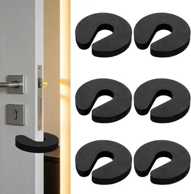 Imagen del producto de Topador de puerta silencioso de 1,5 cm, color , que evita que los dedos queden atrapados, ideal para habitaciones y oficinas