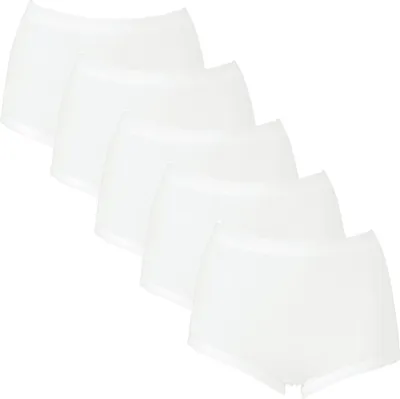 Produktbild von Viania Damen-Taillenslip 5er-Pack weiß 40 / 42