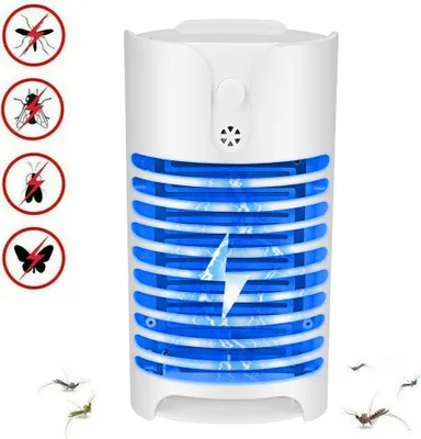 Produktbild von Mücken Zapper mit Steckdosen Elektrisch Insektenvernichter UV-Insektenlampen Mückenlampe Fliegenfalle für Innen Räume