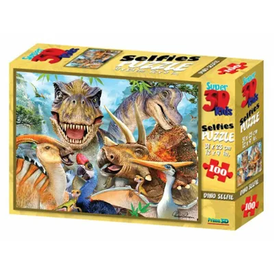 Produktbild von PRIME 3D Puzzle Dinosaurier Selfie 3D 100 Teile