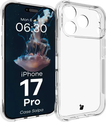 Produktbild von Flexible Handyhülle für iPhone 17 Pro, Bizon Case Salpa, Transparent