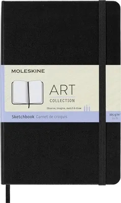 Productafbeelding van Medium Size 11.5 x 18 cm Art Sketchbook, Sketchbook for Drawings, Paper Suitable for Pencils, Pastels, Fountain Pens and Markers, Hard Cover
