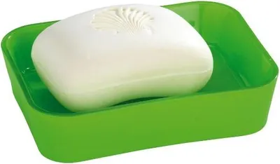 Produktbild von WENKO Seifenablage Rainbow Green Bad Dusche WC Waschbecken Toilette 18980100