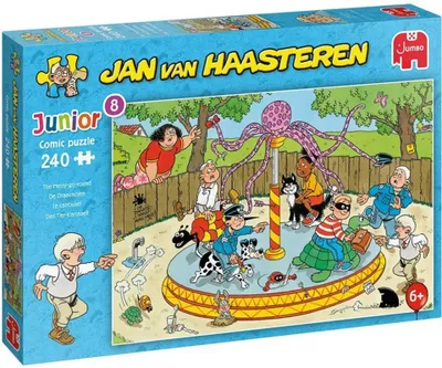 Produktbild von Jumbo Puzzle Jan van Haasteren Junior Karussell 240 Teile Kinderpuzzle
