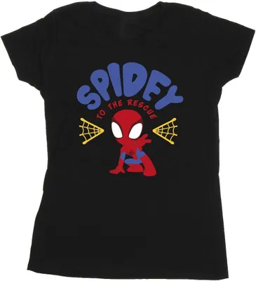 Produktbild von Marvel - "Spidey And His Amazing Friends Rescue" T-Shirt für Damen BI39912 (L) (Schwarz)