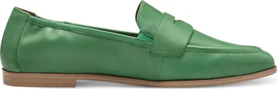 Produktbild von Tamaris Damen Slipper Leder Penny Loafer klassisch elegant 1-24210-42, Größe:41 EU, Farbe:Grün