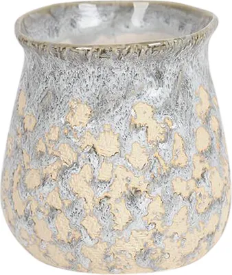 Produktbild von Rasteli Blumentopf-Dekotopf Grau-Beige D 13,5 cm H 13,8 cm
