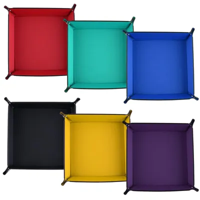 Produktbild von Solidchoice – 6 Würfelbretter für Brettspiele, in verschiedenen Farben