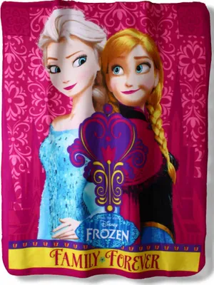 Produktbild von Disney Frozen - Die Eiskönigin Kuscheldecke 120x140 cm