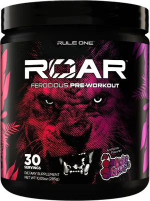 Produktbild von Rule1 R1 Roar (30 serv) Wild Grape - Pre-Workout - Pre-Workout Booster