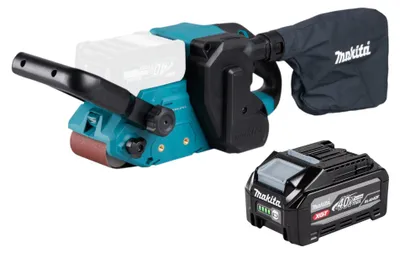 Immagine prodotto di Levigatrice a nastro a batteria Makita BS 001 GU1 40 V max. 76 x 533 mm Brushless + 1x batteria da 4,0 Ah - senza caricabatterie