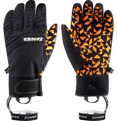 Image de Gants unie Zanier modèle SPRING.STX, couleur noire, taille 10