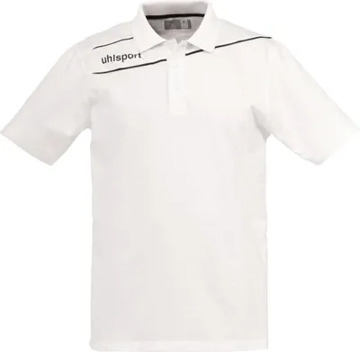 Produktbild von Uhlsport Stream 3.0 Polo Shirt - weiß/schwarz- Größe: XL, 100209709