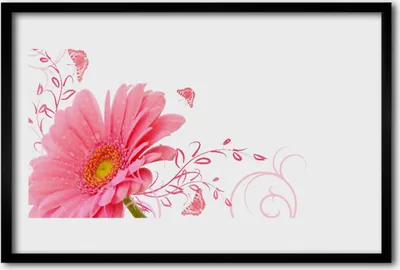 Produktbild von Bild 60x40 MDF-Rahmen Wandkunst Natur Blume Pflanze