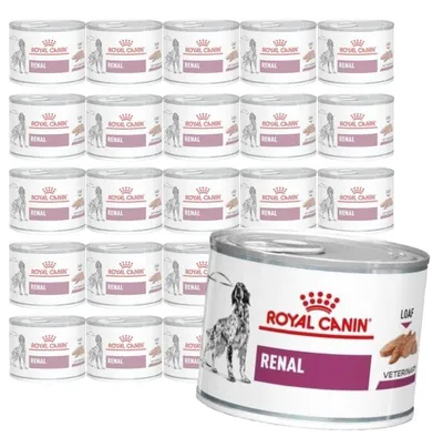 Zdjęcie produktu dla Royal Canin Veterinary VHN Renal 24x200g Mokra Karma Pasztet Dla Psów z Niewydolnością Nerek