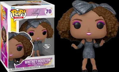 Image de Figurine Funko POP Whitney 70 Whitney Houston diamond Special Edition  Brokatowa
