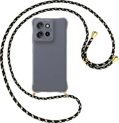 Produktbild von Handykette Backcover-Schutzhülle mit Band (Metall goldfarben) für Motorola Moto G Power 5G (2025) - camouflage